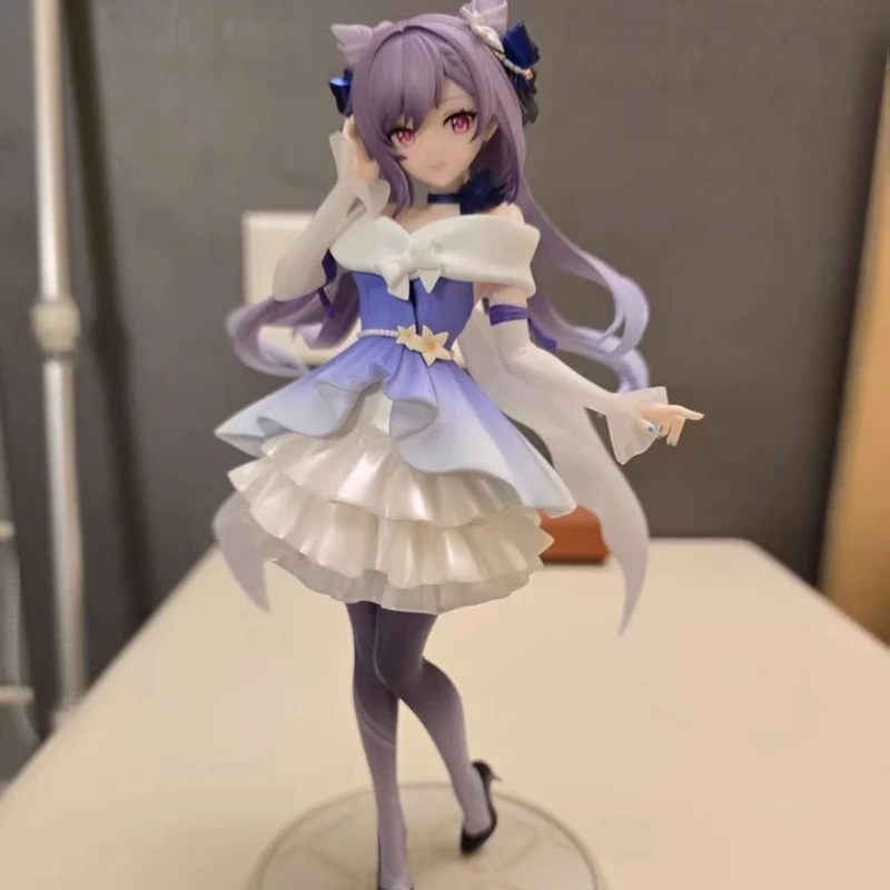 

Оригинальная коллекционная фигурка Кэцин из Genshin Impact от Mihoyo, 21,5 см, для мальчиков, настольное украшение, игрушка, подарок