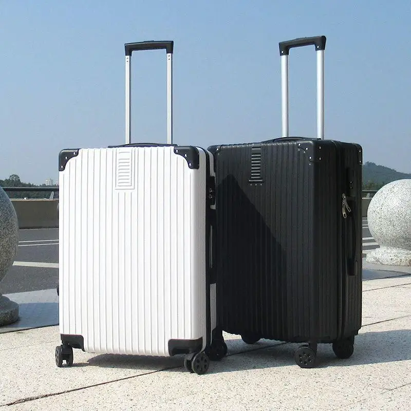 

Thiened Travel Suitcase Password Lo Lage Durable Leather Pullman Men's Sle Faionable ABS PC Material Universal Wheels