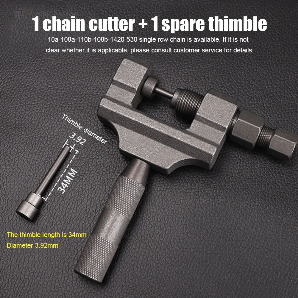 Motorcycle Chain Breaker Splitter Cutter Bike Link Removal Riveting Tool Motorcycle Repair Tools 420-530 Motobike Chain Cutter