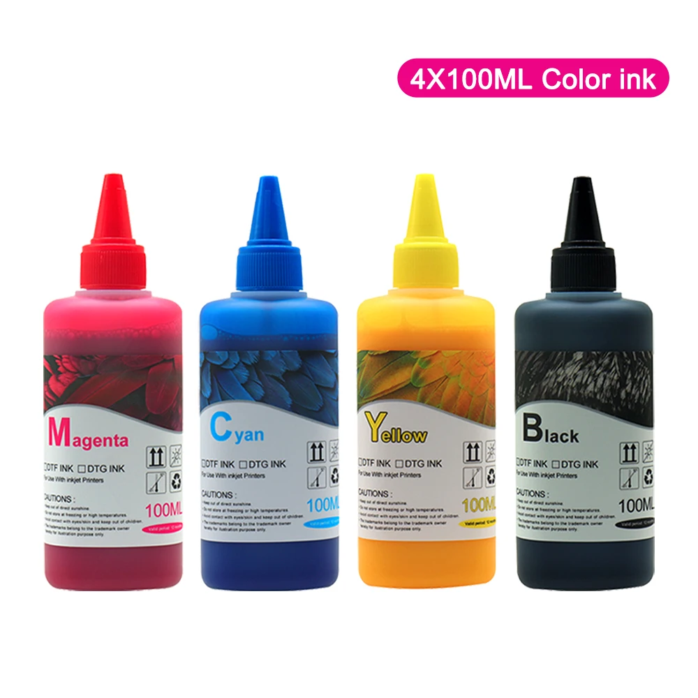 Oyfame 100Ml Dtf Inkt Dtf Warmteoverdracht Inkt Conversie Kit Refill Inkt Direct Naar Film Inkt Voor R1390 XP600 l1800 Dtf Printer Inkt