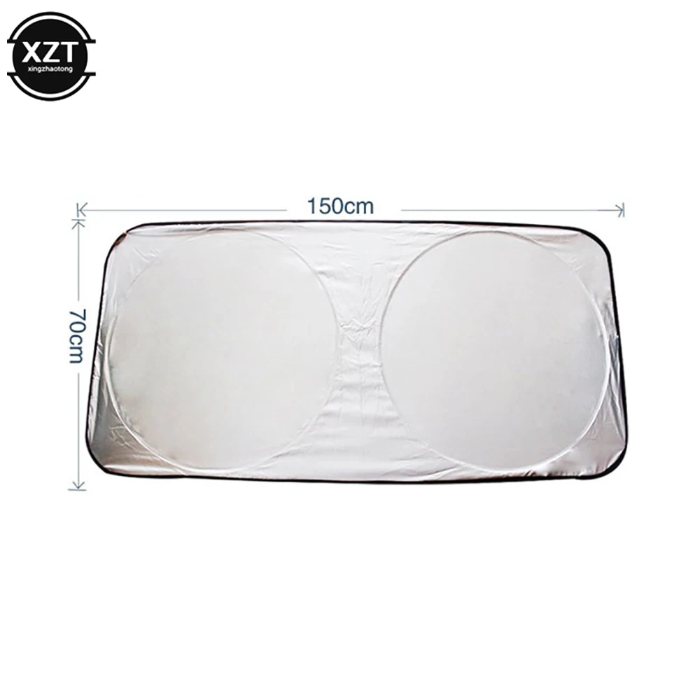 150x70CM Universal UV Protection Shield Front Rear Car Window Sunshade Sun Shade Visor Windshield Cover Auto Car Anti Snow Ice