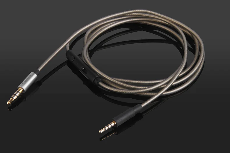 Silver Plated Audio Cable With Mic For Beyerdynamic Amiron wireless copper/Aventho Wireless/LAGOON ANC Explorer/TRAVELLER