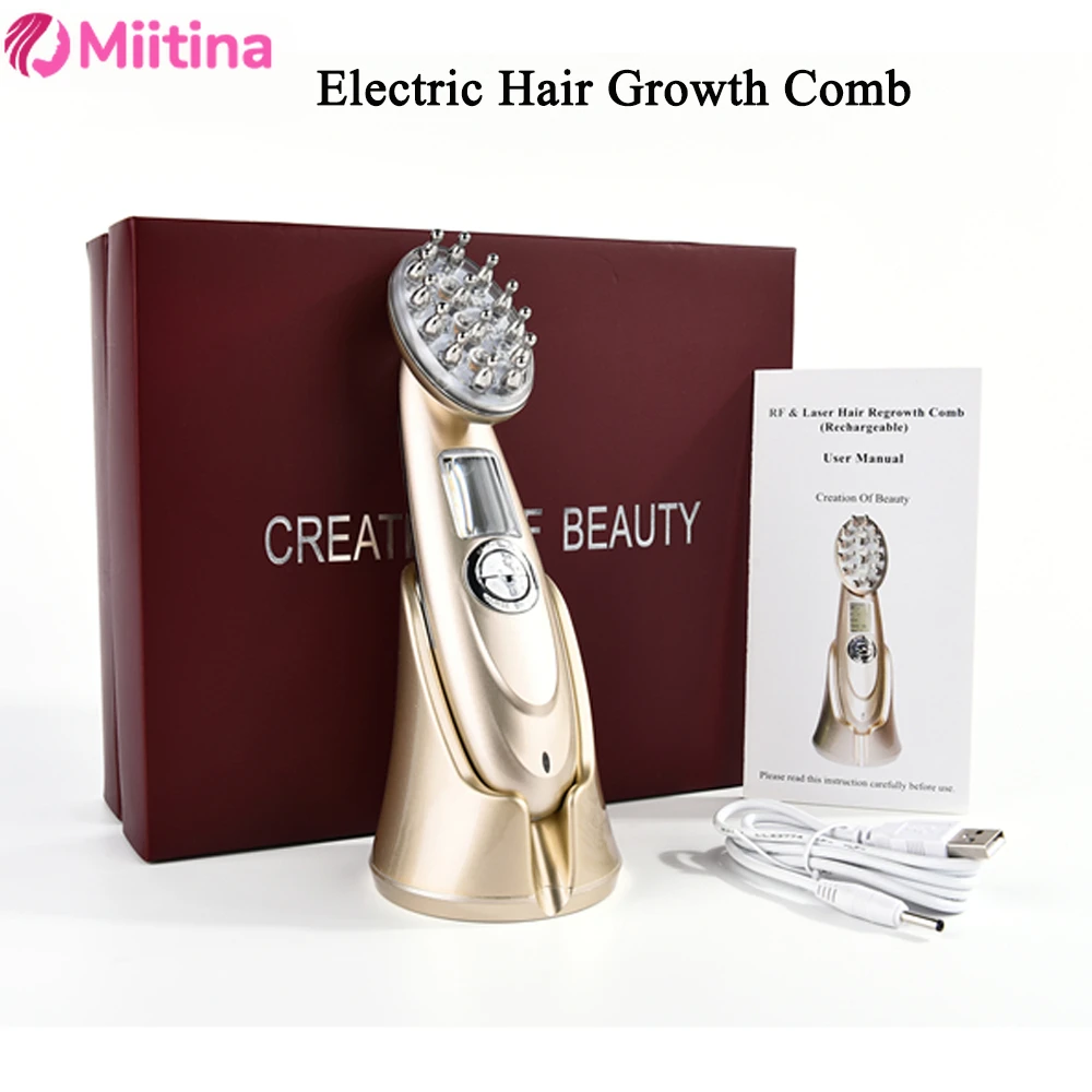 

Multi Functional Infrared Laser Hair Care Comb EMS Micro Current Multi-point Vibration Household Scalp Massage Care Comb