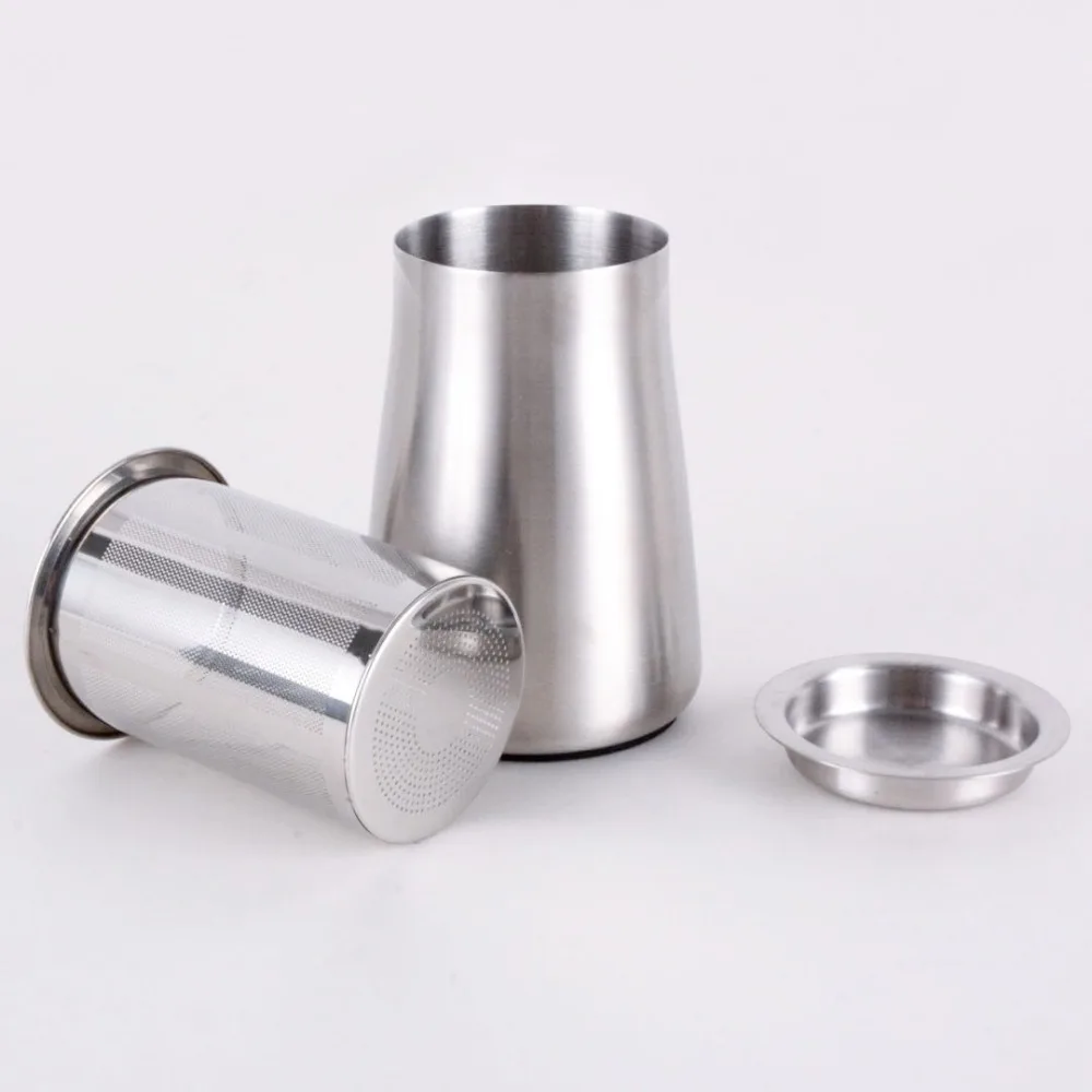 Stainless Steel Coffee Powder Filter Mini Portable Coffee Sifter Coffee Accessories Filter Cup Mesh Coffee Espresso Dosing Cup