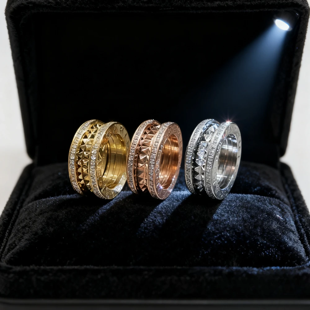 

2025 New Elegant accessories 2025 New Fashion Boutique Gear - style Zircon Ring, Creative & Luxury Handcrafted