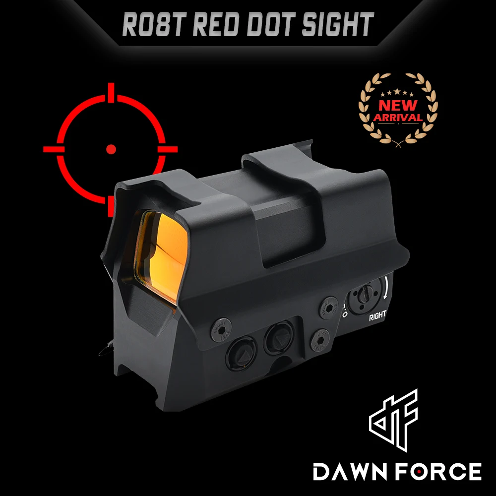 

Tactical Romeo-8T Holographic Optic Red Dot Sight 1x38mm RifleScope Fit 20mm Picatinny of Hunting and Airsoft with Full Markings