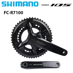 SHIMANO 105 R7100 2X12S HOLLOWTECH II Crankset 2x12-speed 165MM 170MM 172.5MM 50-34T 52-36T for Road Bike Original Parts