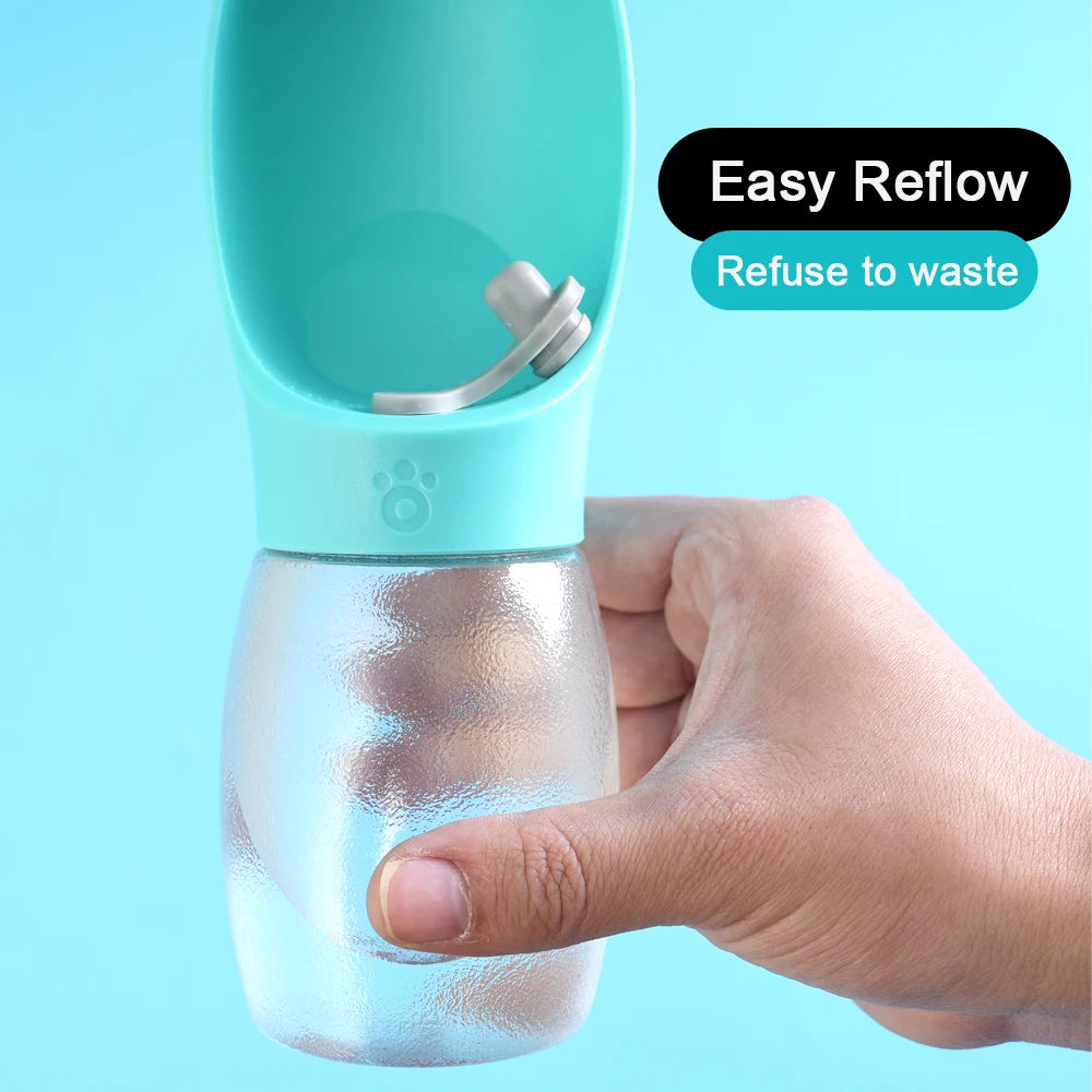 300ml Pet Dog Water Bottle For Small Large Dogs Cat Hiking Portable Outdoor Leakproof Drinking Bowls Chihuahua Bulldog Supplies