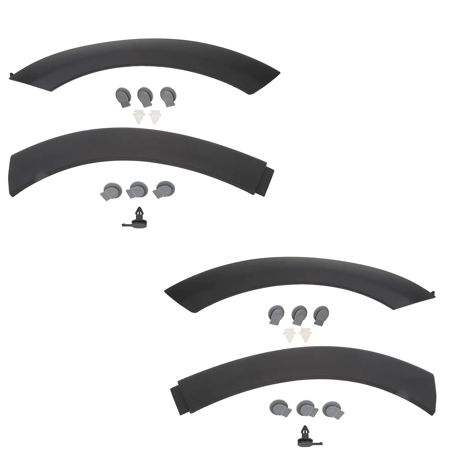 Wheel Mudguard Arch Cover Scratch Resistant Sporty Front Hood Wheel Arch Trim Fit for BMW Mini Cooper 2002-2008