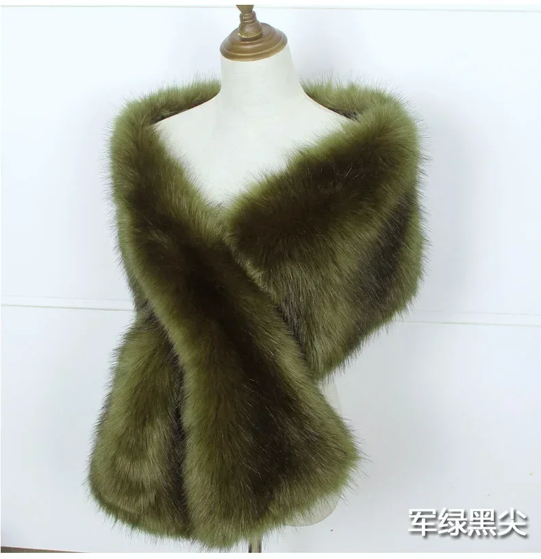 2024 coreano inverno Faux Rabbit Fur sciarpa donna sciarpa morbida floccaggio sciarpe collo solido scaldacollo regalo alla moda T471