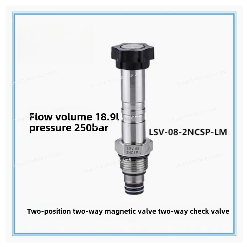LSV-08-2NCSP-L M 2/2-way two-way check threaded cartridge solenoid valve