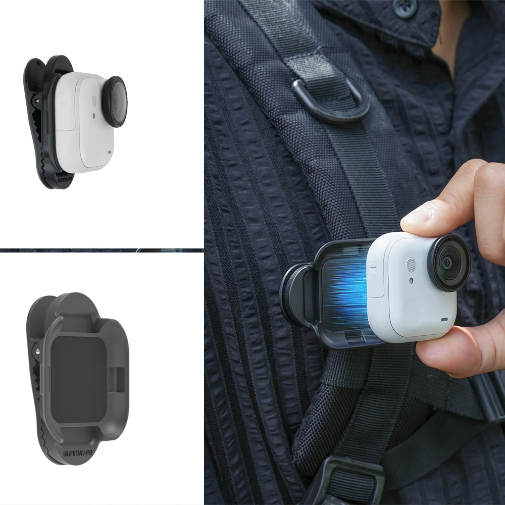 Base de montaje magnético para Insta360 Go Ultra, tapa/mochila de tela/Clip de correa, adaptador magnético, soporte de expansión, accesorio