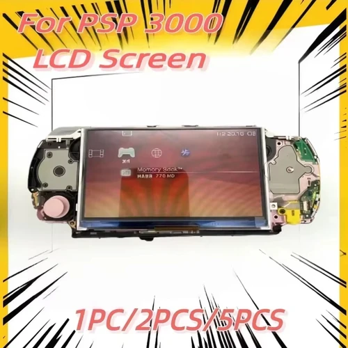 Para PSP 3000 laminación pantalla LCD IPS LCD 1 ud./2 uds/5 uds para PSP 3000 pantalla HD pantalla de alta resolución reparación de consolas de juegos