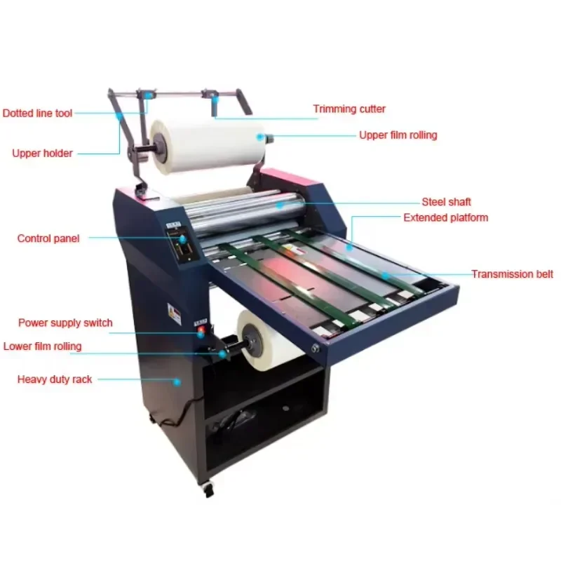 Hot Sale Wholesale Hot Laminating Machine Roll Product Easy to Operate Laminator Automatic Feeding Laminating Machine
