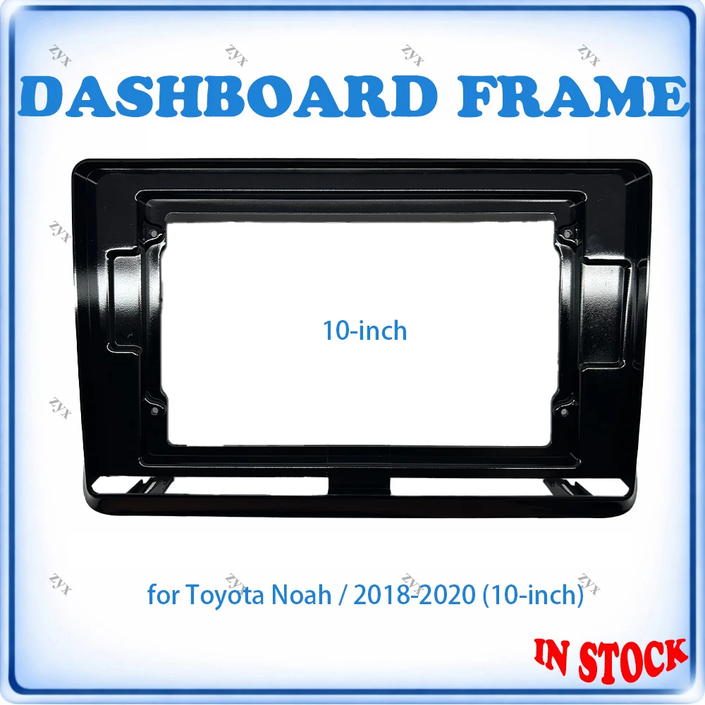 

Car Radio Fascia Frame For Toyota Noah 2018-2020 10 inch Wiring Harness Power Cable Plug & Play No Cutting
