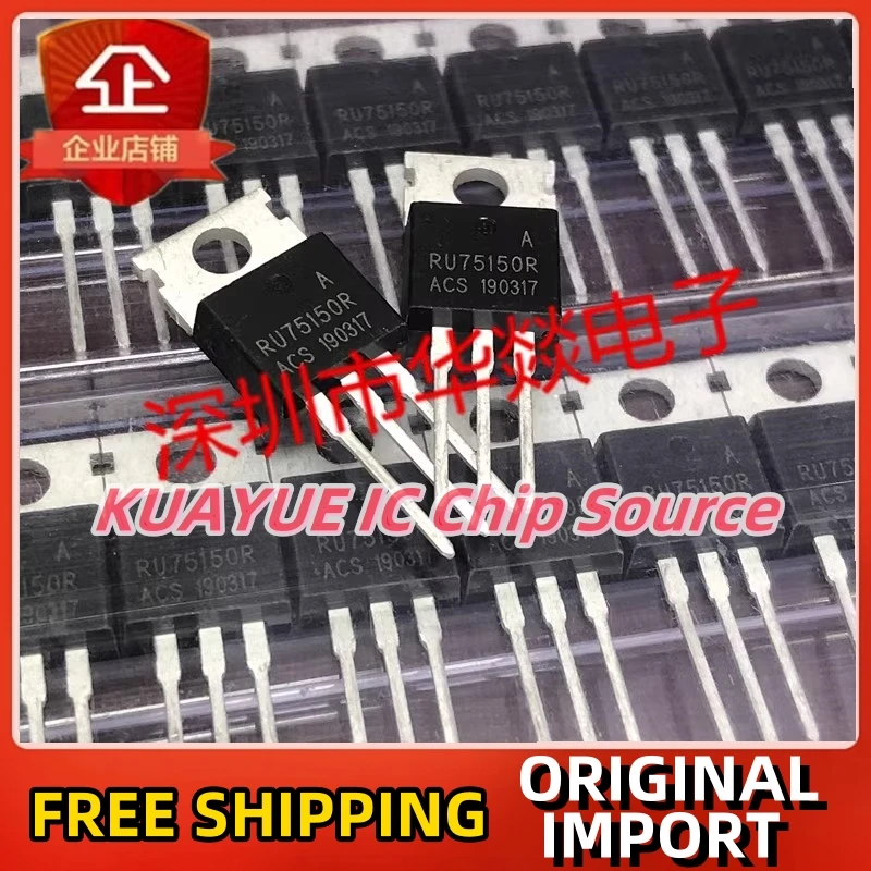 Garantia de qualidade do transporte rápido, RU75150R, TO-220, 75V, 148A, 10Pcs-30Pcs