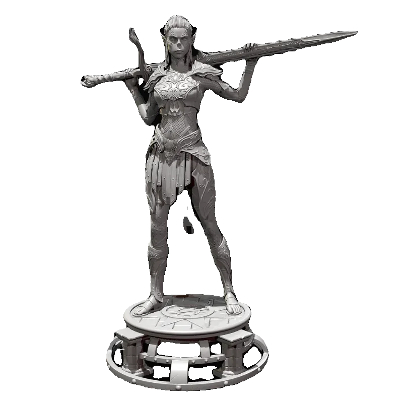 The height of man 38mm 50mm 75mm Resin model kits figure beauty colorless and self-assembled 3D Printing TD-6507/3D