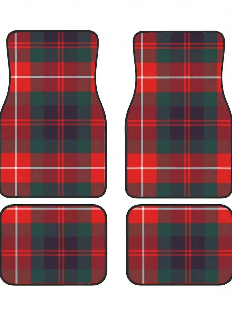 

Clan Fraser Of Lovat Tartan 4-Piece Custom Printed All-Weather Floor Mats - Universal Fit For Suv, Truck, Van| Easy Clean