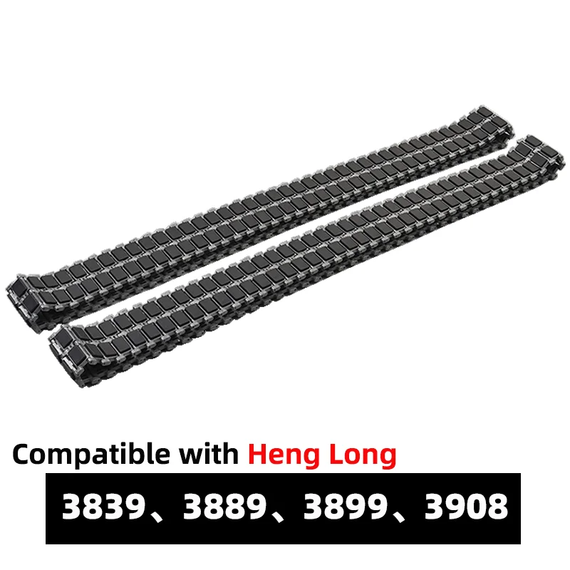 Heng Long 3839 3889 3899A 3908 Pista recubierta de goma de un solo lado Compatible con HL 1/16 Leopard 2a6 British Challenger2 US-M41A3