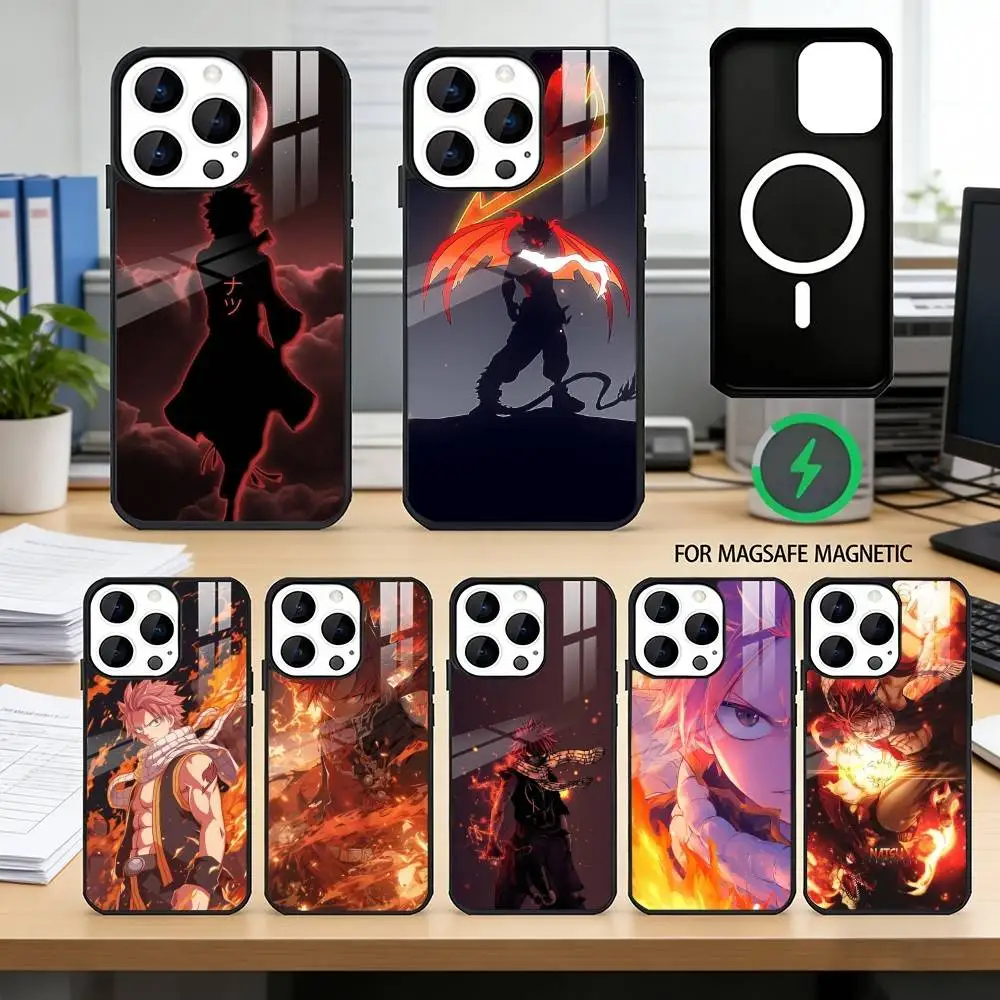 

FairyTai Natsu Dragon Slayer Phone Case For iPhone17,16,15,14,13,12,11 Plus,Pro Magnetic with Magsafe Wireless Charging