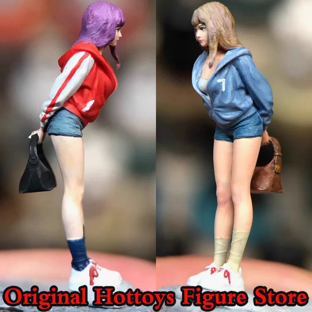 

2 Style 1/64 Scale Female Soldier Sport Style Girl Mini Painting Sculpture Full Set About 2.7cm Action Figure Model Gifts
