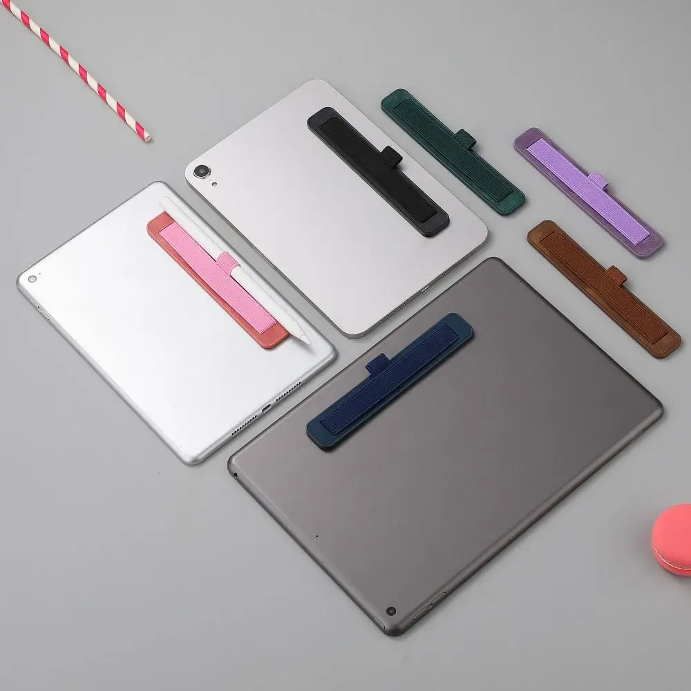 PU Leather Tablet Hand-Strap Anti-loss Solid color Stylus Pen Sleeve Multifunctional Elastic Pencil Holder