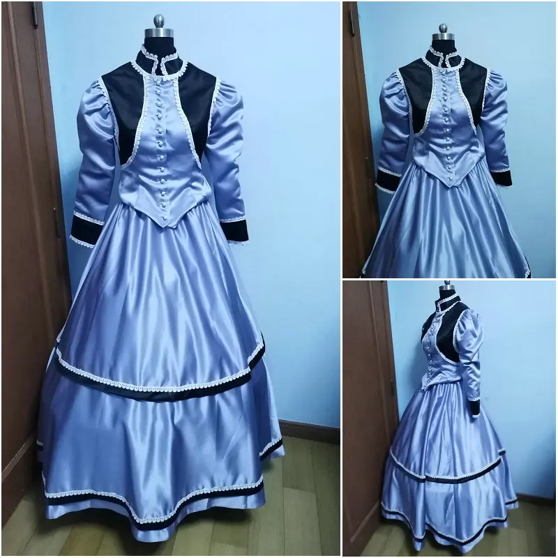 18 Century  Civil War Southern Belle Gown /Victorian dresses D-1006