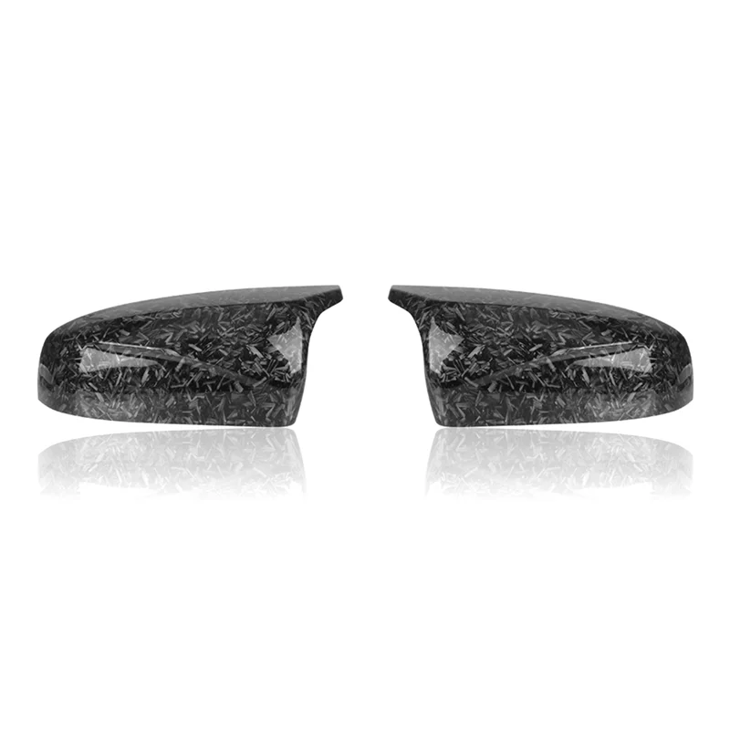 

Forged Carbon Fiber Car Rearview Mirror Cover Accessory Parts Forged Pattern For BMW X5 X6 E71 E70 2008-2013