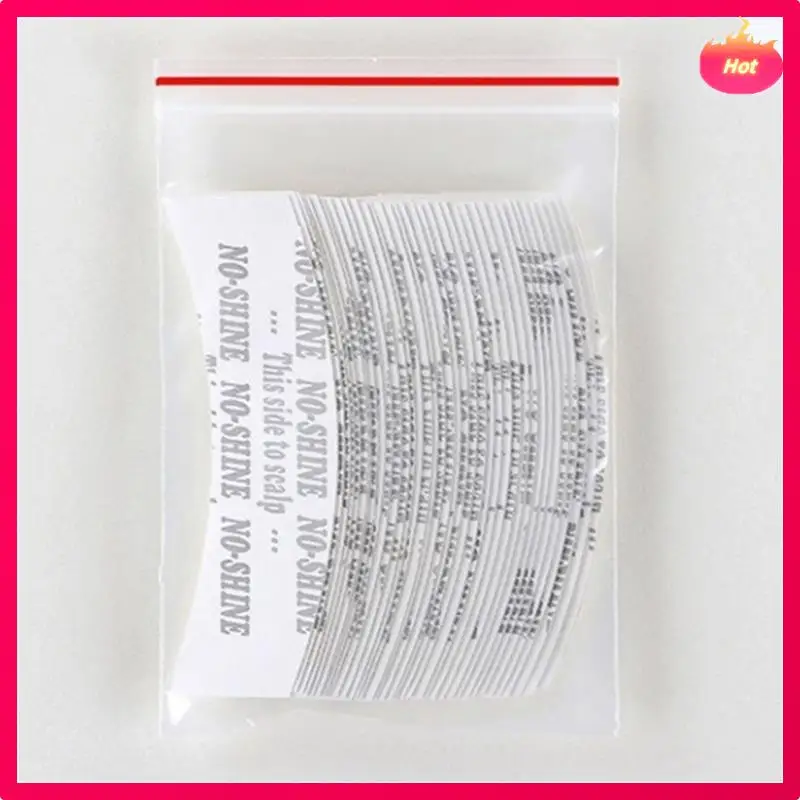 AD-108Pc/الكثير لا تألق الدانتيل الباروكة الشريط جهين لاصق تمديد الشعر الشريط شرائط للشعر المستعار/الدانتيل شعر مستعار فيلم