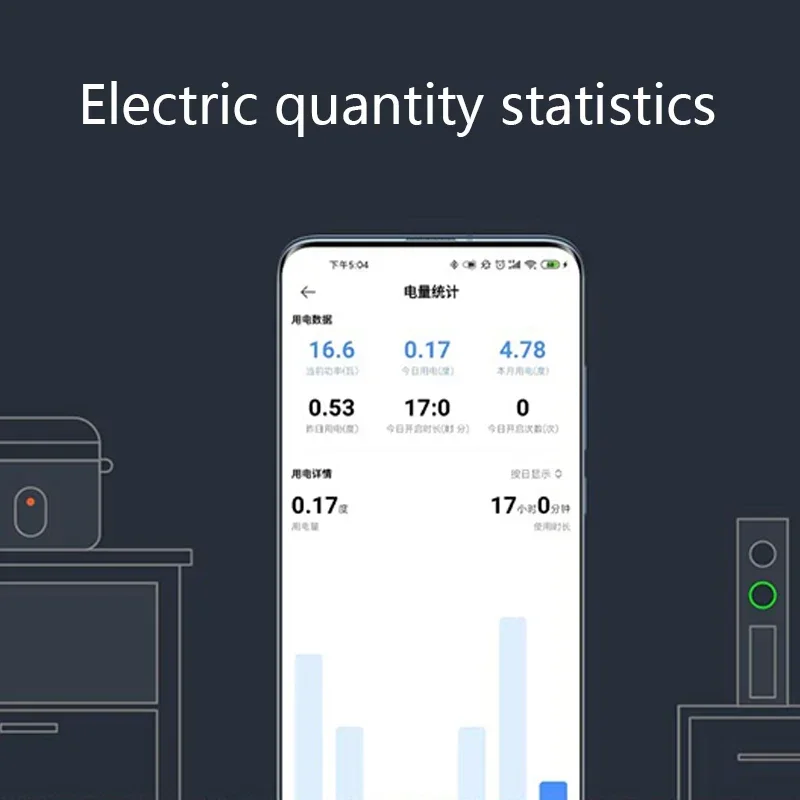 Mijia Smart Wall Socket Wireless Smart Plug 10A 250V Xiaoai Voice Control Power Statistics Old Version For Smart Mijia APP