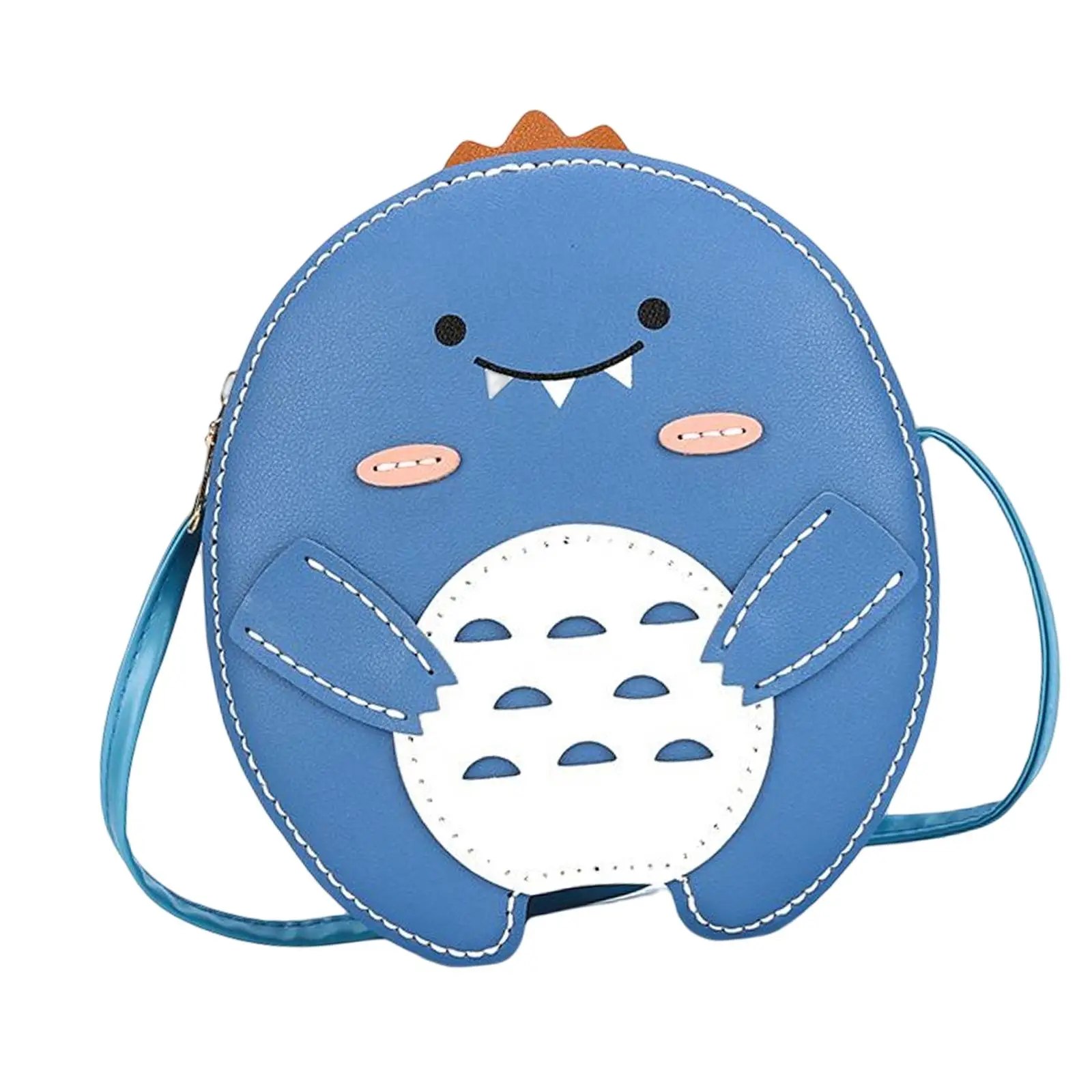 PU Leather Dinosaur Purse Making Kit DIY Handbag Craft Sewing Set Knitting Crochet Bag Women Girls Gift