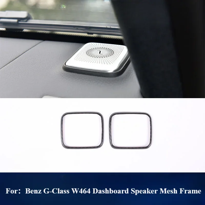 

Suitable For Mercedes-Benz G-Class W464 Carbon Fiber Dashboard Speaker Mesh Frame Large Gg63 Modified Interior Accessories