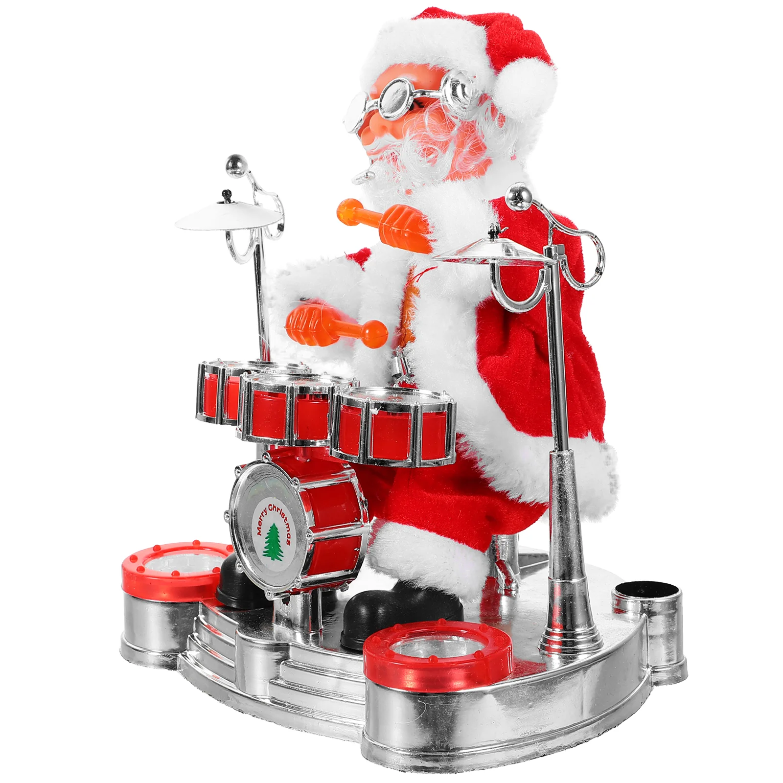 

Real-like Toy Dancing Santa Desktop Claus Decorations Singing Operated