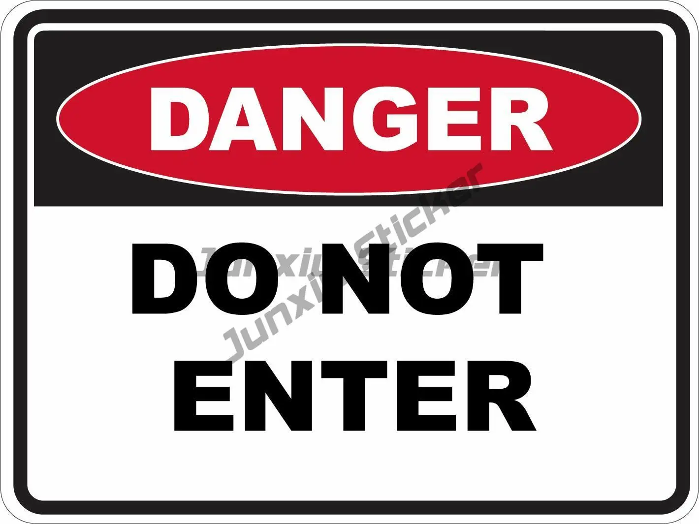 

DO NOT ENTER - Danger Safety Sign Placard Sticker Decal OHS WHS