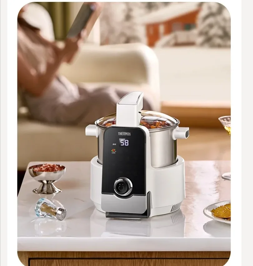 

Умная мультиварка-термос 220В с функцией автоматического перемешивания и защитой от перелива для домашнего использования WDB