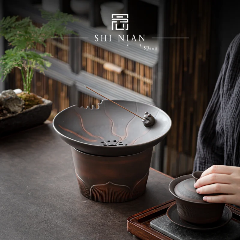 

Фиолетовый чайный фильтр-дренажер Cercs для домашнего использования, для чая Гунфу, настольный, Jianui Tea Sl...