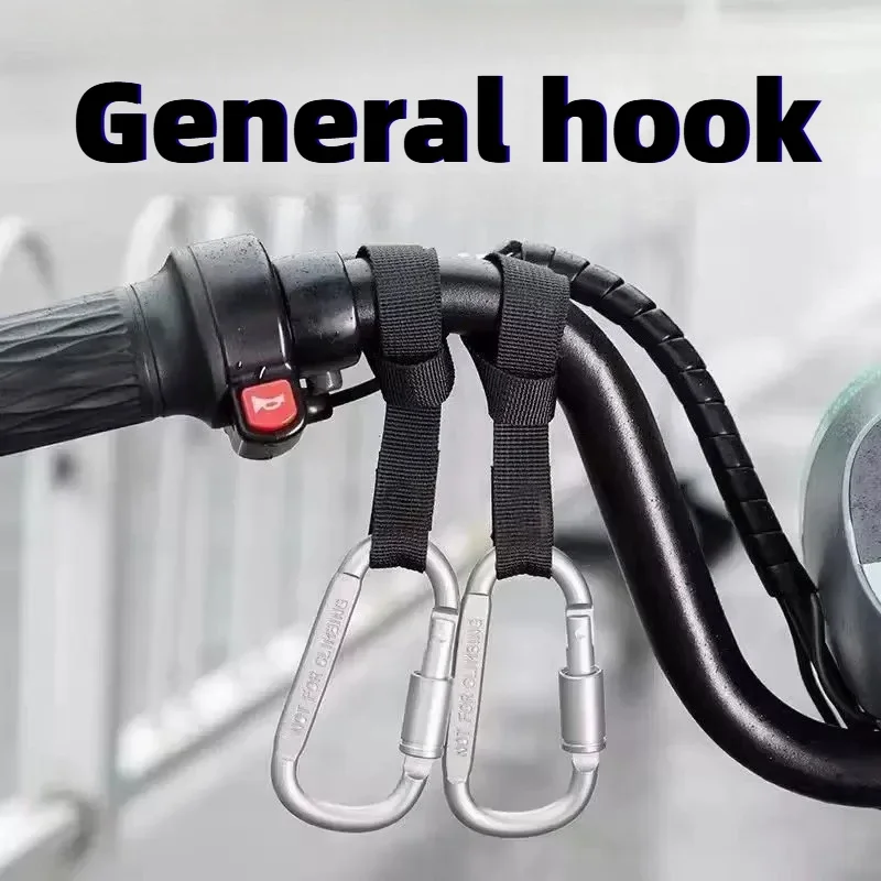 Multi functional nylon strap hook for motorcycle helmets, universal snap fastener for , luggage bag storage hanger accessory