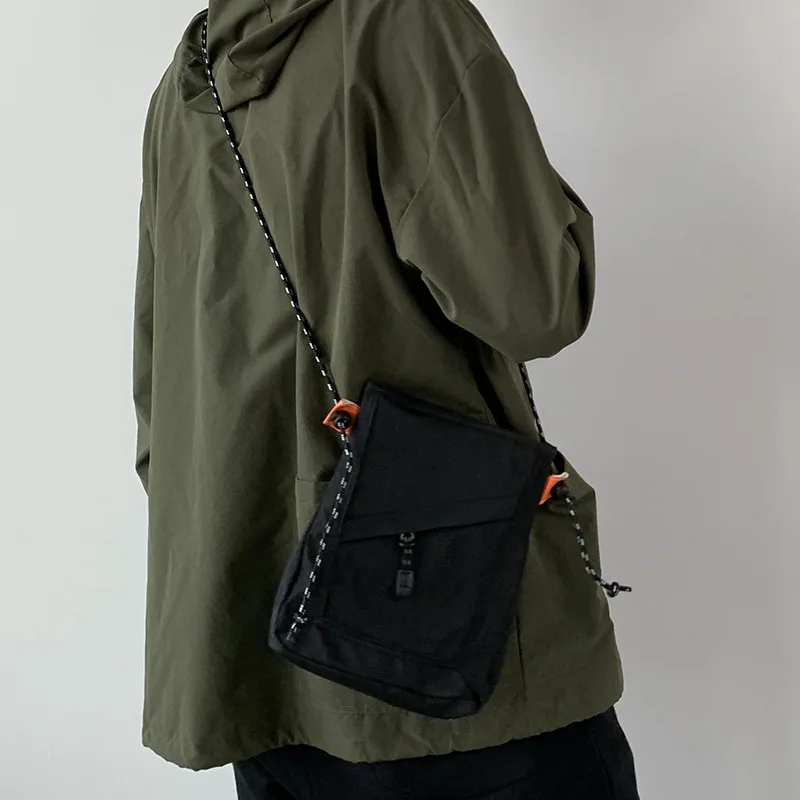 Bolso de mensajero cuadrado pequeño para hombres y mujeres, Mini bolso de viaje impermeable, bolso de hombro informal, bolso cruzado para teléfono móvil, moda