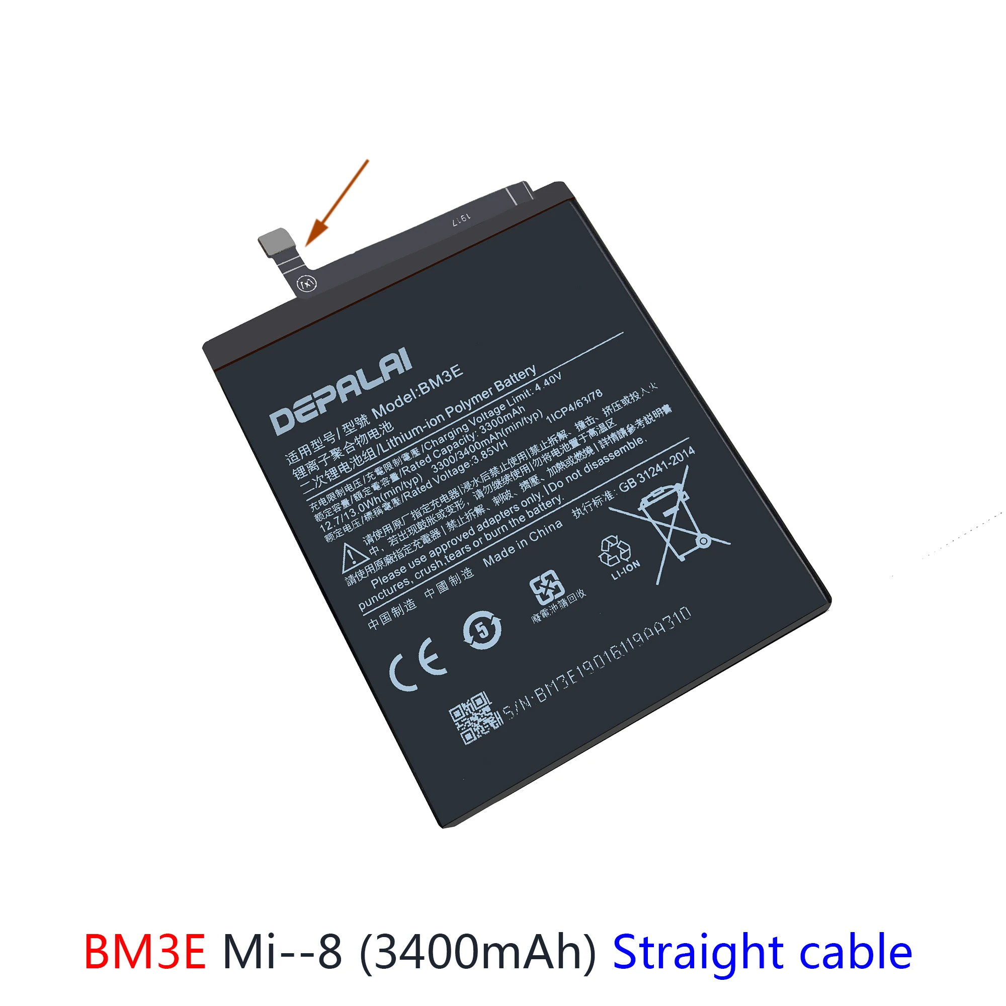 Phone Battery BM3E For Xiaomi Mi 8 8SE 8Pro 8Lite Replacement Battery BN32 BM3D BM3F BM3J Phone Batteries