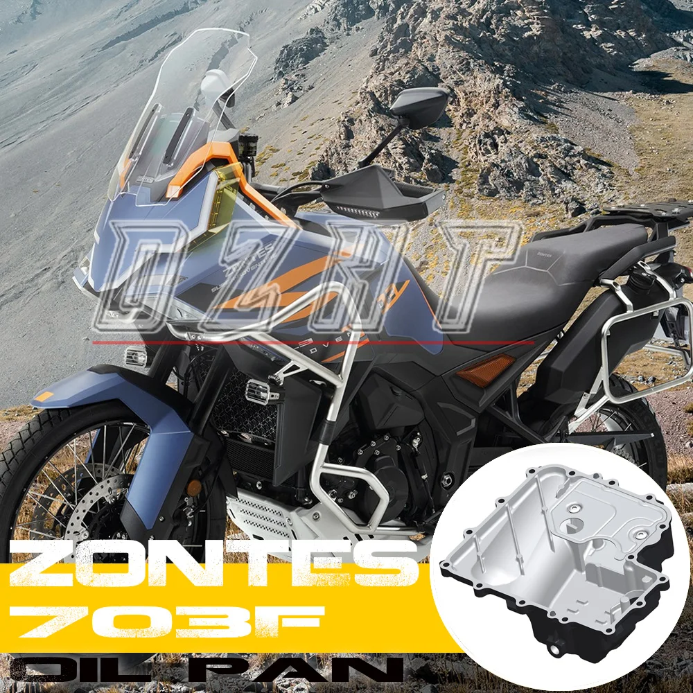 

FOR ZONTES 703F Rally Motorcycle Engine Lower Aluminum Oil Pan Cover Gasket Accessories Oil Tank Original Imported Accessories