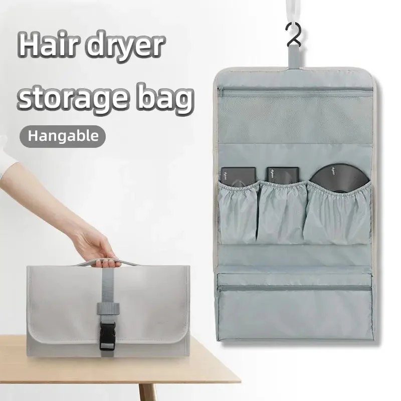 

Сумка-органайзер для фена и щипцов для завивки волос с подвесной петлей, большая вместительная защитная сумка для хранения парикмахерских инструментов