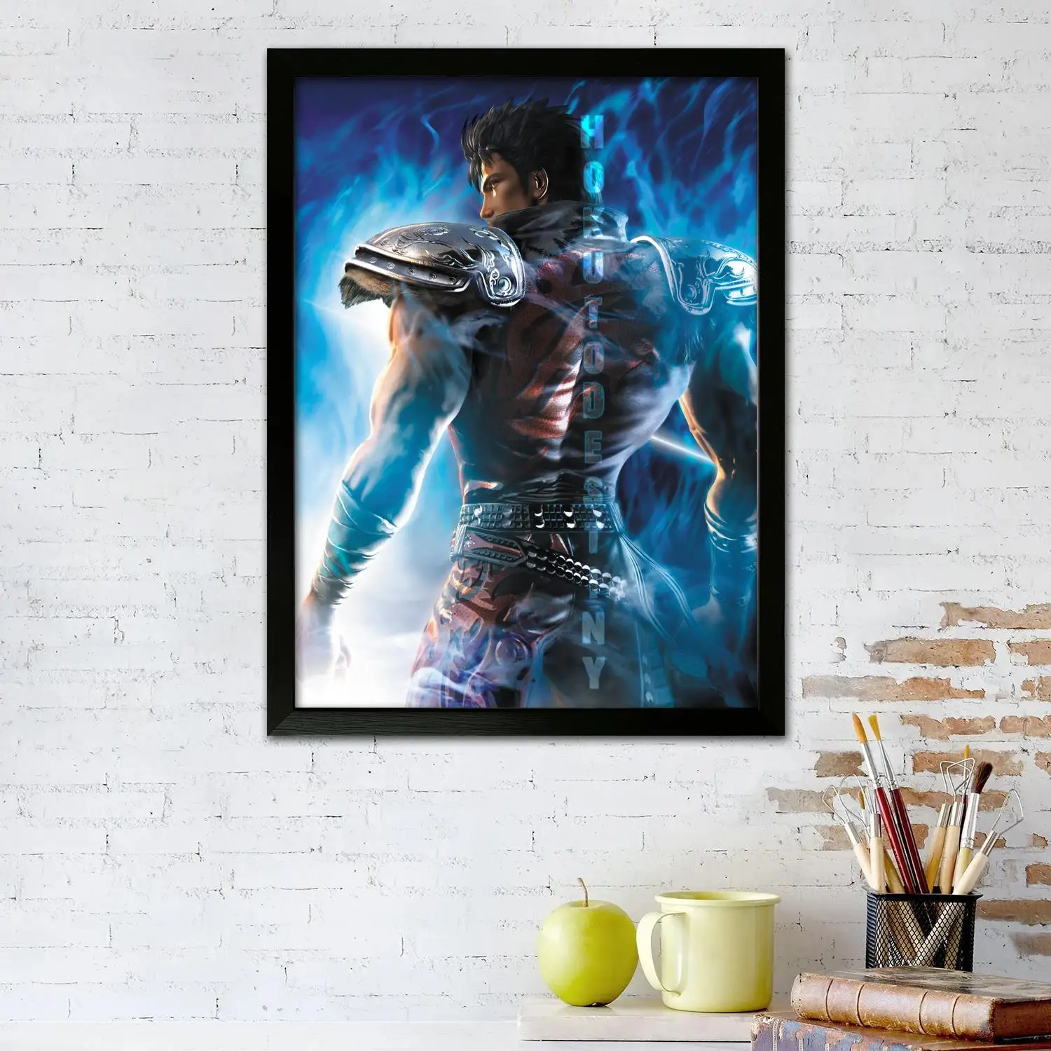 hokuto no ken Canvas Art Poster, Wall Art Picture Print, Modern Family Bedroom Decor Posters,Decorative painting