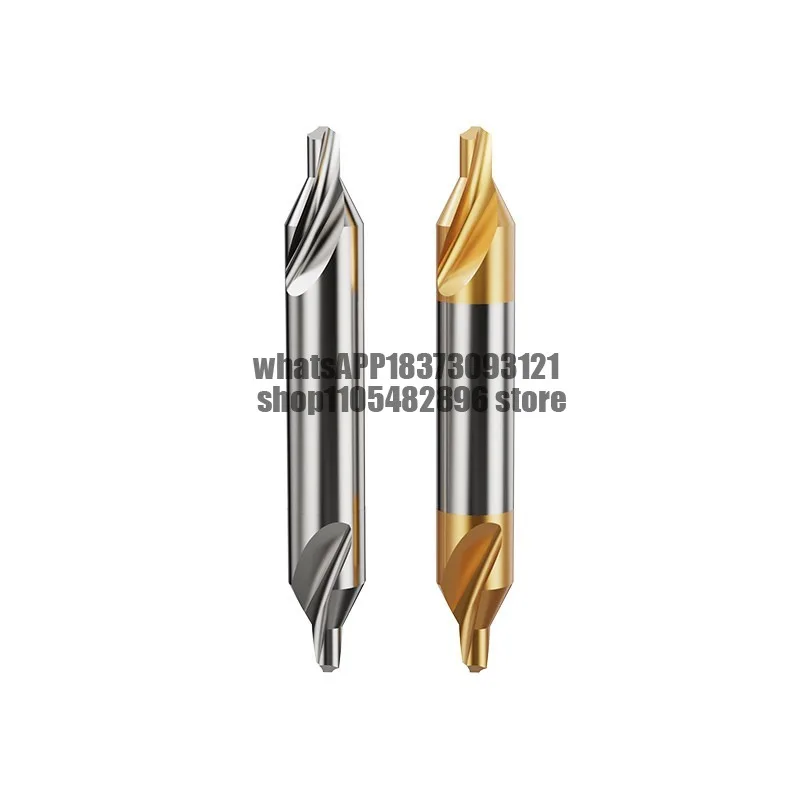 Center drill bit high-speed steel double-ended titanium-plated cobalt-containing centering drill center drill stainless steel