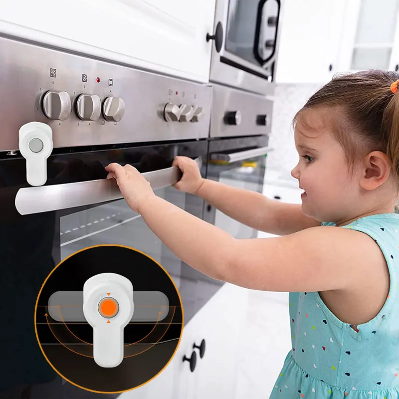 Baby Safety Oven Door Lock for Kitchen Child Safety Locks Children Protection Kids Safety Care Drawer Cabinet Lock