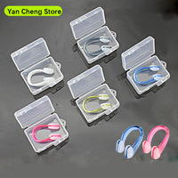 Waterproof Anti-Detachment Silicone Nose Clip for Swimming Diving Nasal Congestion Prevention Durable Swimming Accessory