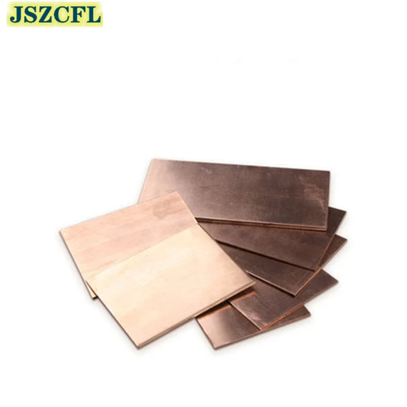 1PC C17200 Beryllium Copper Sheet Plate Cylinder szie 1.6x100x350mm Beryllium Bronze Plate For DIY Material CNC machining