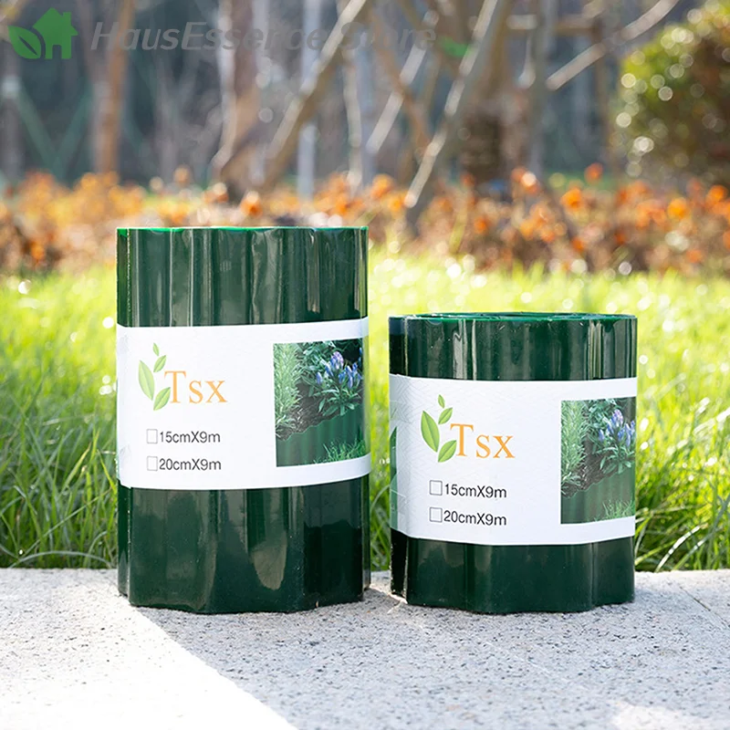 ※10/15/20cm Yard Grass Grass Edge Border Fence Path Flexible Grass Edging Border Fence Outdoor Landscape Yard Decoration