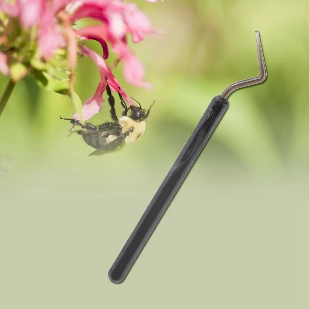 3 pcs Plastic Beekeeping Grafting Tool Non-Slip Grip Black Beekeeping Shift Pin Precise Transfer Exquisite Workmanship