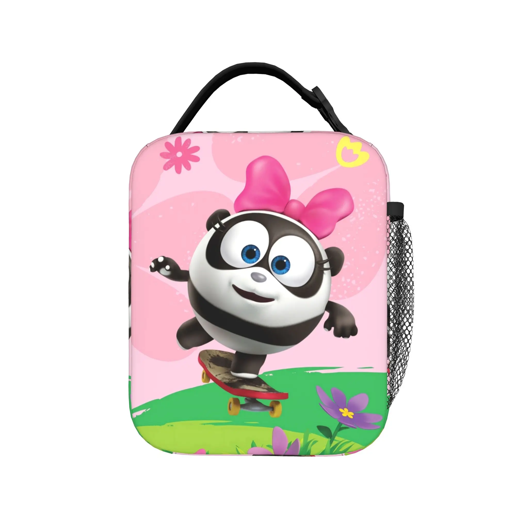 Kikoriki Lunch Bag  Kawaii Lunch Box Picnic Portable Zipper Thermal Lunch Bags For Adult Waterproof Print Cooler Bag