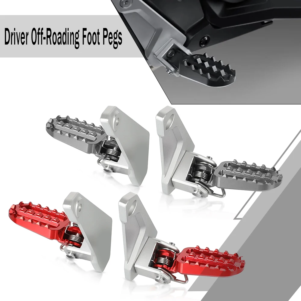 XADV750 Motorcycles Accessories Rear Foot Pegs Passenger Footpeg Lowering For HONDA X-ADV XADV 750 X-ADV750 2021 2022 2023 2024